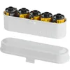 Image de KODAK Film Case étui pour 5 rouleaux de film 35 mm-boîtier compact en acier rétro pour trier et protéger les rouleaux de film(blanc)(film non inclus)