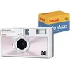 Image de Kodak EKTAR H35N Pack Appareil Photo Demi-Cadre avec Film Kodak Ultramax 400/24EXP 35 mm (Rose émaillé)
