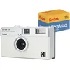 Image de Kodak EKTAR H35 Caméra vidéo Demi-Format 35 mm, réutilisable, sans Mise au Point, léger, Facile à Utiliser (Film et Pile AAA Non Incluse) (Pack Blanc avec Film 24exp)