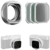 Image de Freewell Pare-soleil pour Fuji XF 23 mm - Magnétique PL, UV et Black Glow Mist 1/4 filtres avec protection en verre trempé (argent)