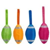 Image de Mascow Lot de 12 Anneaux de Dentition pour Chien Rugby 11 x 8,5 x 30 cm