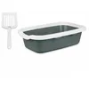 Image de Litière pour Chats Blanc Anthracite Plastique 25 x 11 x 2 cm (11 unités)
