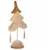Image de Krist+ Sapin de Noël en Polyester Beige doré en Bois 12 x 43 x 22 cm (4 unités)