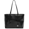 Image de MISAKO Idalia Grand sac shopper imprimé animalier female - Idalia Noir 30 X 45 X 15 cm