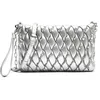 Image de MISAKO Elaxy sac bandoulière et à main matelassé ED. female - Elaxy Argenté 21 X 30 X 2 cm