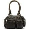 Image de MISAKO Elody Sac à épaule moyen - Sac de soirée à la mode pour femme - Élégants sacs de soirée et d'événements Elody Marron 18 X 26 X 12 cm