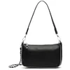 Image de MISAKO Sibila Petit sac à bandoulière avec détails métalliques et bandoulière female - Sibila Noir 13 X 22 X 4 cm