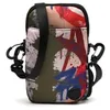 Image de MISAKO Menphi-2 mini sac bandoulière pour téléphone en nylon recyclé ED. female - Menphi-2 Multicolore 20 X 12 X 2 cm