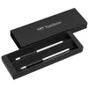 Image de Tombow PLZ-211-3 Parure de Stylos Zoom 707 de Luxe, 1 stylo bille et 1 porte-mine, coffret cadeau, noir/blanc