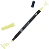 Image de Tombow ABT Dual Brush Pen ABT-131 Stylo à double pointe, parfait pour le lettrage à la main et le bullet journal, soluble dans l'eau, citron vert