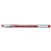 Image de Pilot G105 Lot de 12 Stylo à bille Pointe fine Encre gel Rouge Corps plastique et capuchon