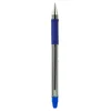Image de Pilot BPS-GP-M-L Lot de 12 Stylo à bille Pointe moyenne Encre Bleue Corps transparent avec grip antidérapant + capuchon