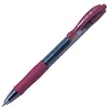 Image de PILOT 14656 Stylo-bille G2 7 Fun écriture moyenne 0,4 mm encre gel rétractable corps translucide grip caoutchouc Bordeaux