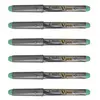 Image de Pilot VPen Stylo plume jetable Corps argenté Pointe 0,58 mm Vert