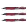 Image de PILOT Lot de 3 Minis Stylo roller Encre Gel G2 XS7 PIXIE Tracé 0,4 mm (Bille 0,7mm) Bordeaux