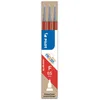 Image de PILOT Lot de 6 Pochettes de 3 recharges roller FriXion Point pointe aiguille fine (0,5mm) Rouge