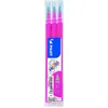 Image de Pilot Stylo 0.5mm Frixion Recharge pour Frixion Stylo à bille effaçable - Rose (Lot de 3)