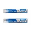 Image de Pilot Chaleur / Friction De La Ligne De Milieu Frixion Effaçable Recharge Bille Roulante Pointe De 0.7mm - Bleu Ciel
