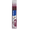 Image de Pilot Pen 2261022F Lot de 3 recharges Frixion Ball Rouge foncé effaçable 0,7 mm