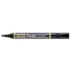 Image de Pentel Lot de 6 Marqueurs permanent N860, noir, pointe biseautée