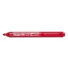 Image de PENTEL Lot de 3 Marqueurs Permanent Rétractable PENTEL PEN NXS15 Corps Fin Rouge