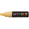 Image de UNI-BALL Marqueur Pte large biseautée POSCA PC8K 8mm Orange Pâle Fluo