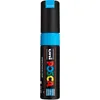 Image de UNI-BALL Marqueur Pte large biseautée POSCA PC8K 8mm Turquoise Fluo