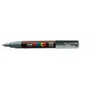 Image de UNI-BALL Lot de 3 Marqueurs Pte conique extra-fine POSCA PC1MC 0,7-1mm Gris Ardoise