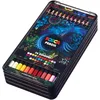 Image de POSCA - Uni Mitsubishi Pencil - Boîte Bento 36 Couleurs Pencil - Crayons de Couleur à Base d'Huile et Cire - Forte Intensité Chromatique - Multisupports