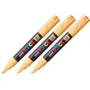 Image de uni-ball Marqueur Uni Posca 186720 - Pointe ogive extra fine - 0,7 mm - Abricot