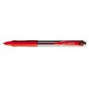 Image de UNI-BALL Lot de 12 Stylos bille Laknock SN100/10 rétractable grip pointe moyenne 1mm Rouge