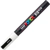 Image de Uni-Ball 186501 - Marqueur POSCA PC-3M, avec pointe ogive fine 0.9 -1.3 mm, blanc, 1 pièce