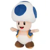 Image de Super Mario All Star Collection Blue Toad, 8-Inch Plush