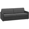 Image de Canapé 4 Places Convertible Express en Tissu CALIFE - Gris - Couchage 160 cm - Matelas 14 cm