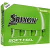 Image de Srixon Soft Feel Brite - Balles de Golf Haute visibilité et Toucher Ultra-Doux | Distance Longue et trajectoire Stable| Spin contrôlé et repérage Rapide | Orange/Rouge/Vert