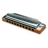 Image de Suzuki 1072D Folkmaster Harmonica en ré 10 Trous Argenté