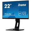 Image de iiyama Prolite XB2483HSU-B1 AMVA Écran LED Full HD (VGA, HDMI, DisplayPort, USB 2.0, Hauteur réglable, Pivot) réglable en Hauteur 22 Noir Full HD 1920 x 1080