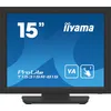 Image de iiyama Ecran 15 Tactile Resistiv 1024x768 Dalle VA Haut-parleurs VGA HDMI DP USB 350cd/m² 2500:1 18ms T1531SR-B1S