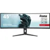 Image de ECRAN IIYAMA 44,5" G-Master Red Eagle, incurvé 5K, 5120x1440 @165Hz, 0.8ms, 450cd/m², 3000:1, Haut-parleurs, DP/HDMI/USB-C, USB HUB, VESA, KVM, Docking USB-C, réglable en Hauteur, i-Style Colour