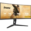 Image de G-MASTER GCB3486WQSCP-B1 écran plat de PC 86,4 cm (34") 3440 x 1440 pixels UltraWide Quad HD Noir Moniteur gaming incurvé