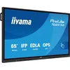 Image de iiyama Prolite TE6513A-B2AG Écran interactif 163,9 cm 65" IPS LED 4K UHD 40 points tactiles PureTouch-IR HDMI DP USB-C DP-Alt USB2.0/3.2 RJ45 WiFi OPS Android 14 Google EDLA PIR NFC Antireflet 7H 24/7
