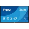Image de iiyama Prolite TN6505A-B1AG Écran tactile IPS LED 64,5" 4K UHD 40 points tactiles DeepContrast-IR+ VGA HDMI (CEC/ARC) DP USB-C (65 W, DP-Alt) USB 2.0/3.0 RS-232c RJ45 OPS sans OPS Pip/PbP