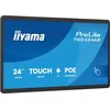 Image de iiyama Prolite TW2424AS-B3P Écran LED IPS 60,5 cm 23,8" Full HD 10 points Multitouch capacitif Android 14 USB-C Out Audio in USB3.2/2.0 RJ45 PoE WiFi Bluetooth SD Slot Anti-reflet iiSignage² 24/7 6H