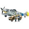 Image de Tamiya 25204 1:48 DT. BF109 G-6 & Kübelwagen 82 - Model Kit,Kit plastique, kit de montage, réplique détaillée