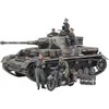 Image de Tamiya 25209 1:35 DT. PzKpfw.IV Ausf.G m. Krad Ost F. Kit de modélisme, kit Plastique, kit à Assembler, kit de réservoir