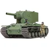 Image de TAMIYA 35375 1:35 Rus. SW. Pz. KV-2 Gigant 152 mm Réplique fidèle à l'original, modélisme, kit de Construction en Plastique, Bricolage, Loisirs, Collage, kit de modélisme, Assemblage, Non laqué,
