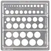 Image de TAMIYA 74150-Stencil, polyéthylène (3) 1-12,5 mm, modélisme, Bricolage, Accessoires de Haute qualité, 300074150, 74150-000