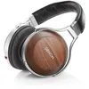 Image de Denon AH-D7200 Casque Circum-aural de Référence Hi-Res Audio avec Haut-parleurs FreeEdge 50 mm et Oreillettes en Bois de Noyer Américain - Marron