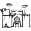Image de Roland VQD106 V-Drums | Kit de batterie électronique silencieux révolutionnaire 5 pièces | Parfait pour la pratique à la maison | Jusqu'à 75% de réduction du bruit | Module sonore TD-07 |