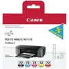 Image de Canon PGI-72 Cartouche MBK/C/M/Y/R Multipack Noire Mat, Cyan, Magenta, Jaune, Rouge (Multipack Plastique)